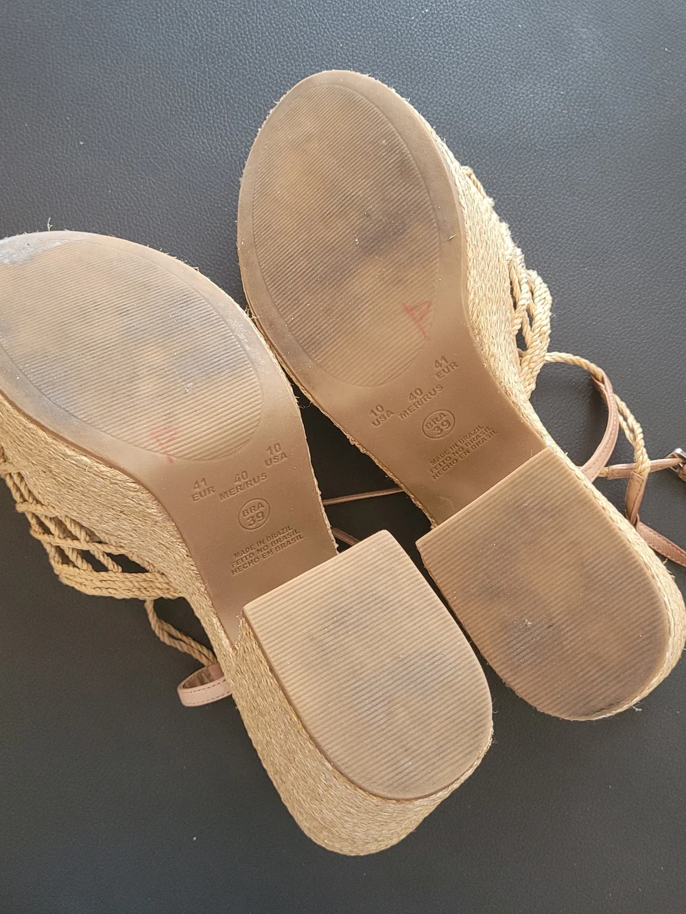 Braided Espadrille Platform Sandal - Natural Beige